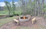 Firepit Located Near The Creek